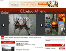 Tablet Screenshot of objetivoalmeria.ideal.es