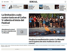 Tablet Screenshot of ideal.es