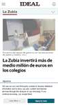 Mobile Screenshot of lazubia.ideal.es