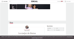 Desktop Screenshot of blogs.ideal.es