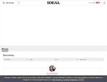 Tablet Screenshot of blogs.ideal.es