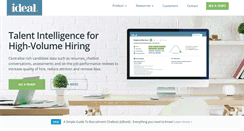 Desktop Screenshot of ideal.com