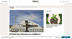 Desktop Screenshot of levante.ideal.es