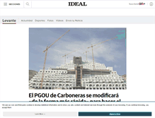 Tablet Screenshot of levante.ideal.es
